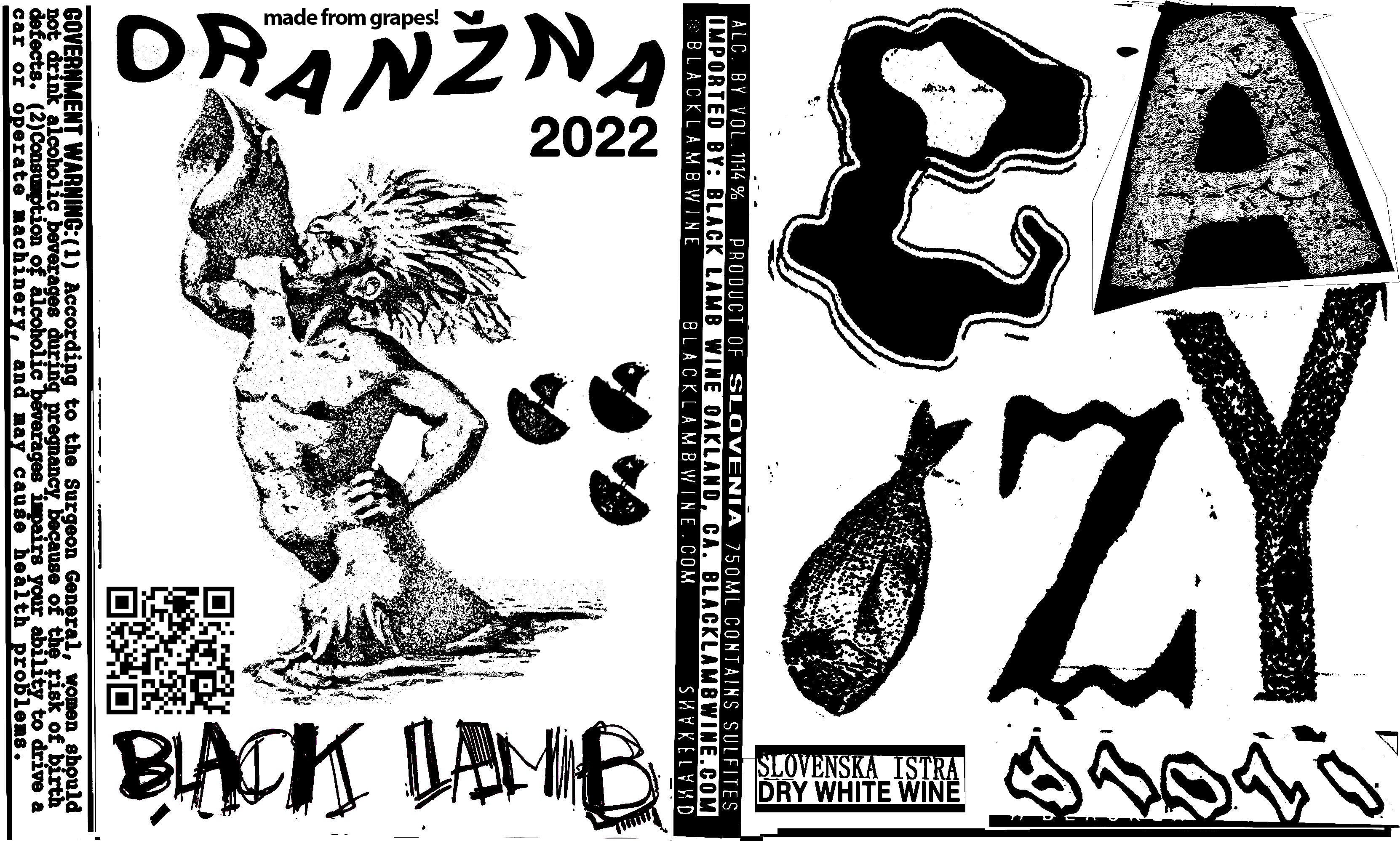 BLACK LAMB + ZARO: EAZY Oranžna